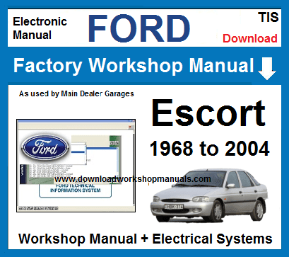 Ford Escort Workshop Service Repair Manual